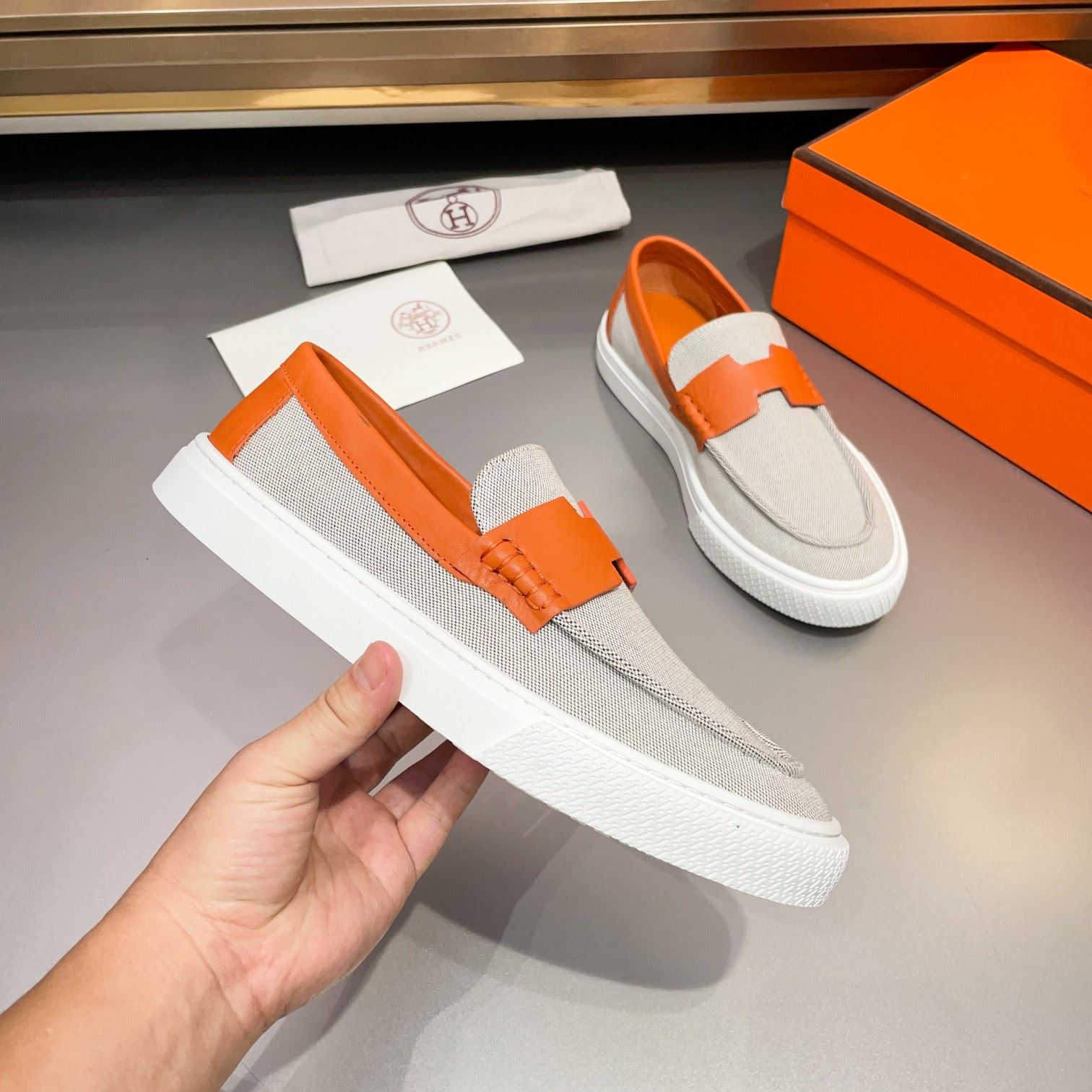 Hermes Low Shoes